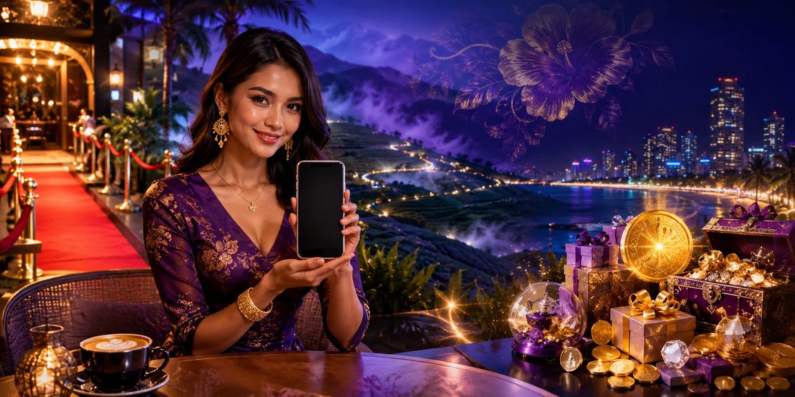 Pemain mengakses Baccarat live di telefon pintar di Malaysia